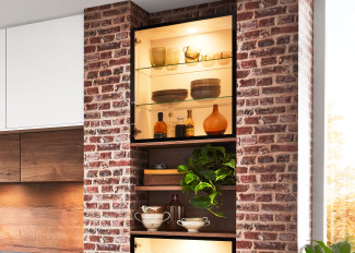 Kücheninsel vito FIRE 470 in Alpinweiß