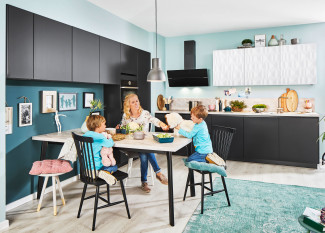 Küche vito EFFIGY 961 in Grafitschwarz