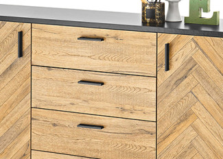 Programm vito CARISSIO in Bartex Eiche, schwarz