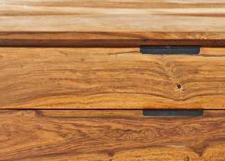 Garderobenbank vito AMELY in Sheesham Honig braun