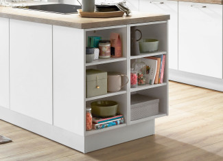 Kücheninsel vito EFFIGY 967 in Alpinweiß