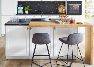 Küche vito Cheyenne 774 in Eiche San Remo, Alpinweiß,