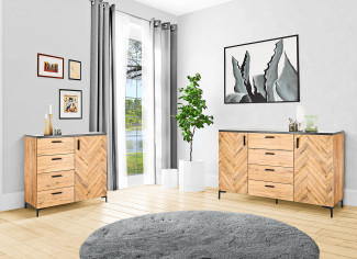 Programm vito CARISSIO in Bartex Eiche, schwarz