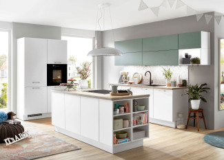 Kücheninsel vito EFFIGY 967 in Alpinweiß