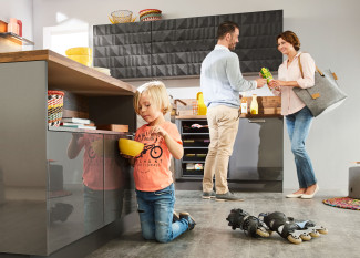 Kücheninsel vito FERNANDA 453-B in Schiefergrau