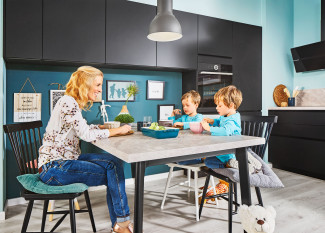 Küche vito EFFIGY 961 in Grafitschwarz