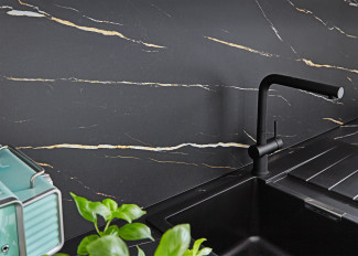 Küche vito Cheyenne 774 in Eiche San Remo, Alpinweiß,