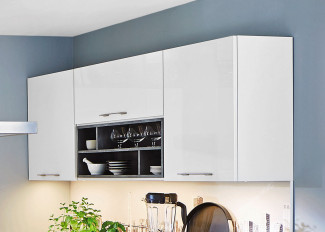 Küche vito FERNANDA 450 in Weiß Hochglanz