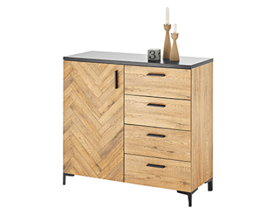 Programm vito CARISSIO in Bartex Eiche, schwarz